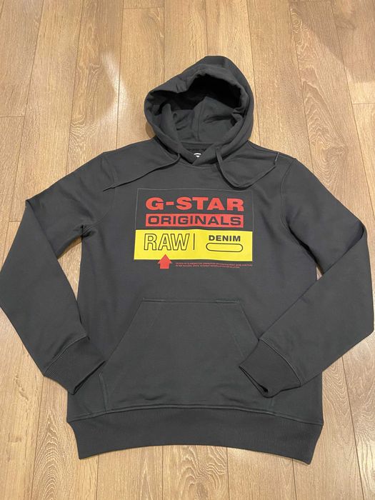 G-STAR ORIGINALS, оригинален суичърт, сив, размери: S, XL и XXL