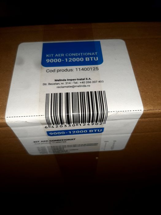 Kit aer conditionat 9000 - 12000 BTU sgiilat