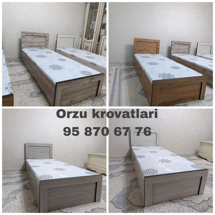 Krovat arzon kravat sandiqli