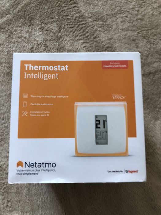 Termostat  wireless, Netatmo programabil, digital, Wi-Fi