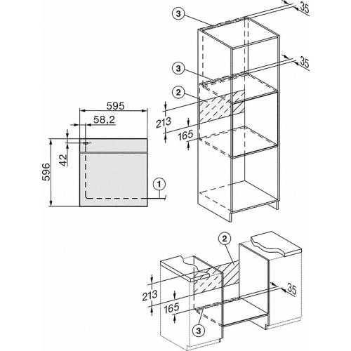 Cuptor incorporabil Miele, autocuratare pirolitica, capacitate 76 L, inox H 2265-1 BP