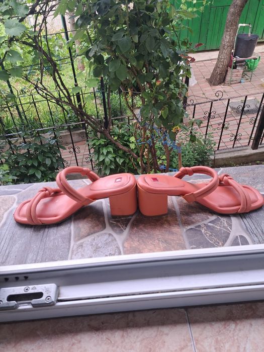 Sandale damă din piele naturală, Högl (39)