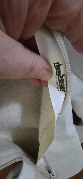 Сапоги кожанные белые Австрия