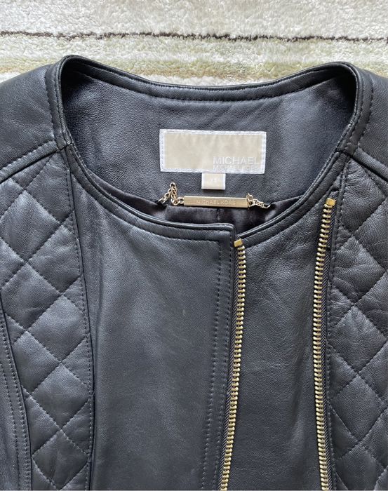 Кожаная куртка Michael Kors