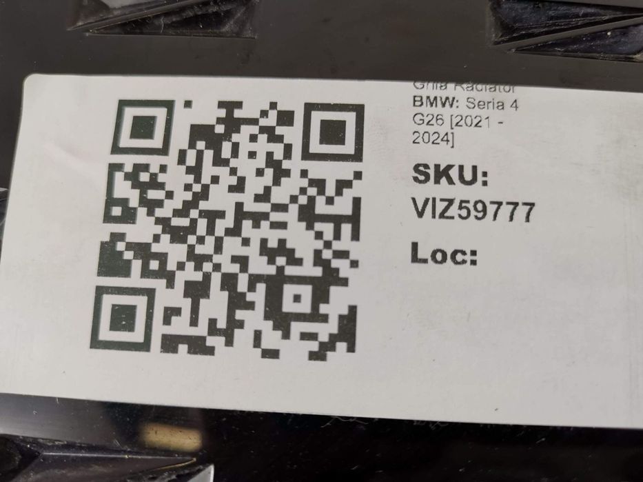 Grila Radiator BMW Seria 4 G26 2021 2022 2023 2024 Originala In Stare