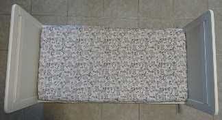 Patut lemn configurabil 3 moduri+saltea+husa