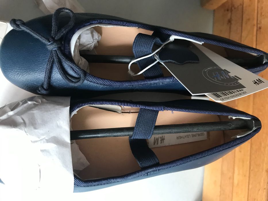 Pantofi fete H&M m27 noi piele