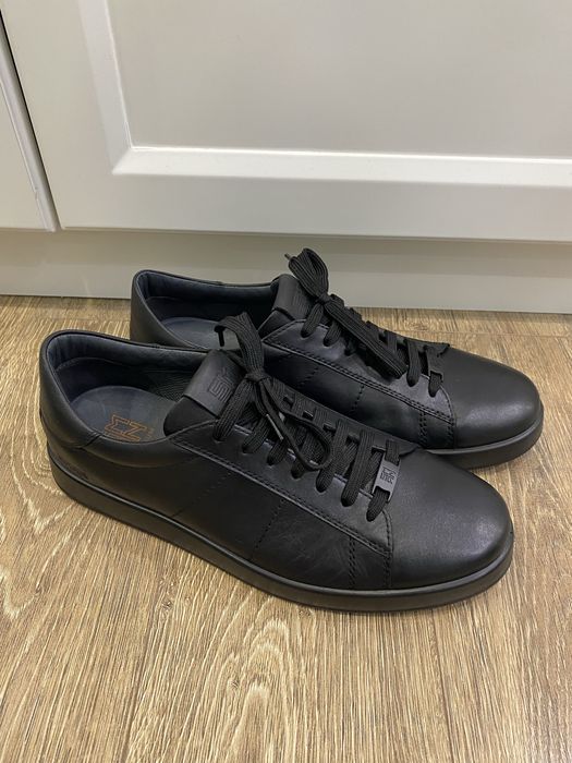 Мужские кожаные кеды премиум