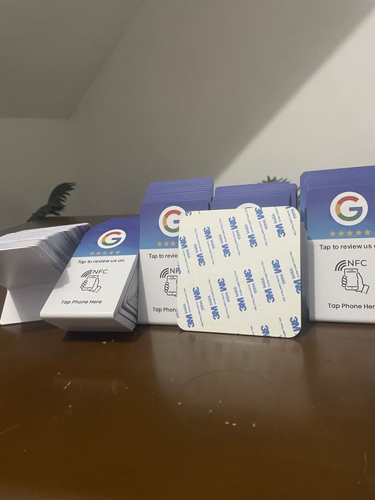 Google review NFC card /plates