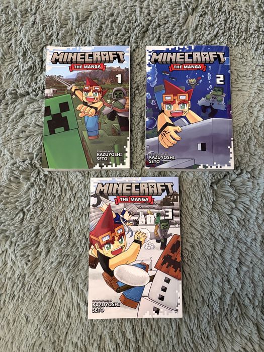 Minecraft - THE MANGA - Vol 1,2 si 3