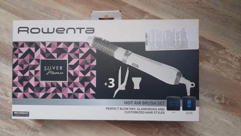Rowenta hot air brush set - Четка с горещ въздух