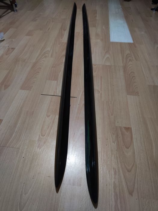 Praguri bandouri laterale Audi A4 B9 S line negru lucios