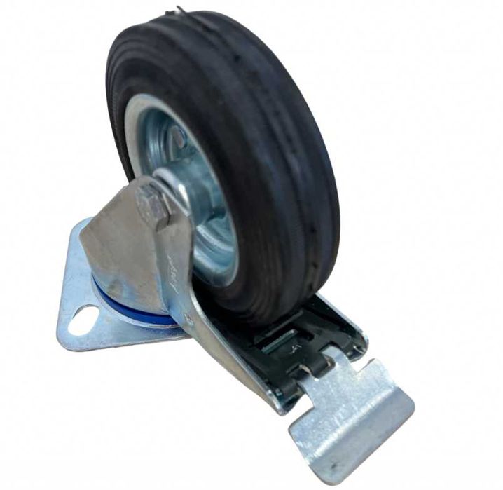 Roata pentru aparat de muls Ø100 - cu sistem de franare