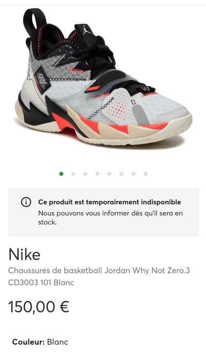 Маратонки JORDAN WHY NOT ZERO 3.Номер  38.5