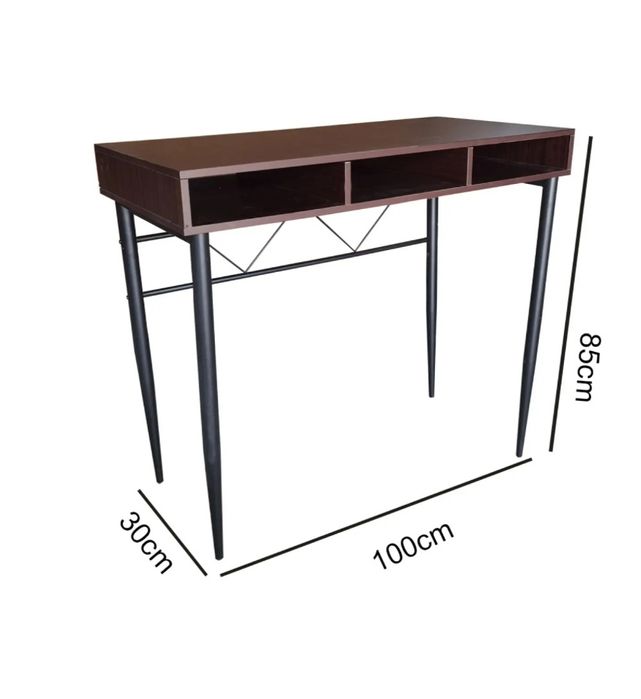 Странична маса –   стенна маса за антре– винтидж  кафява