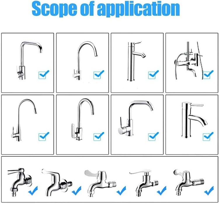 Гъвкав удължител за Чешма/Мивка с въртене на 360 градуса