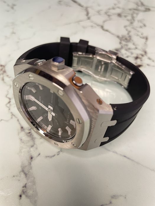 Ceas G-SHOCK ga-2100 mod Royal Casioak (Silver and Black)