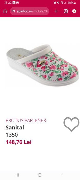 Papuci din piele pt spital mar 36