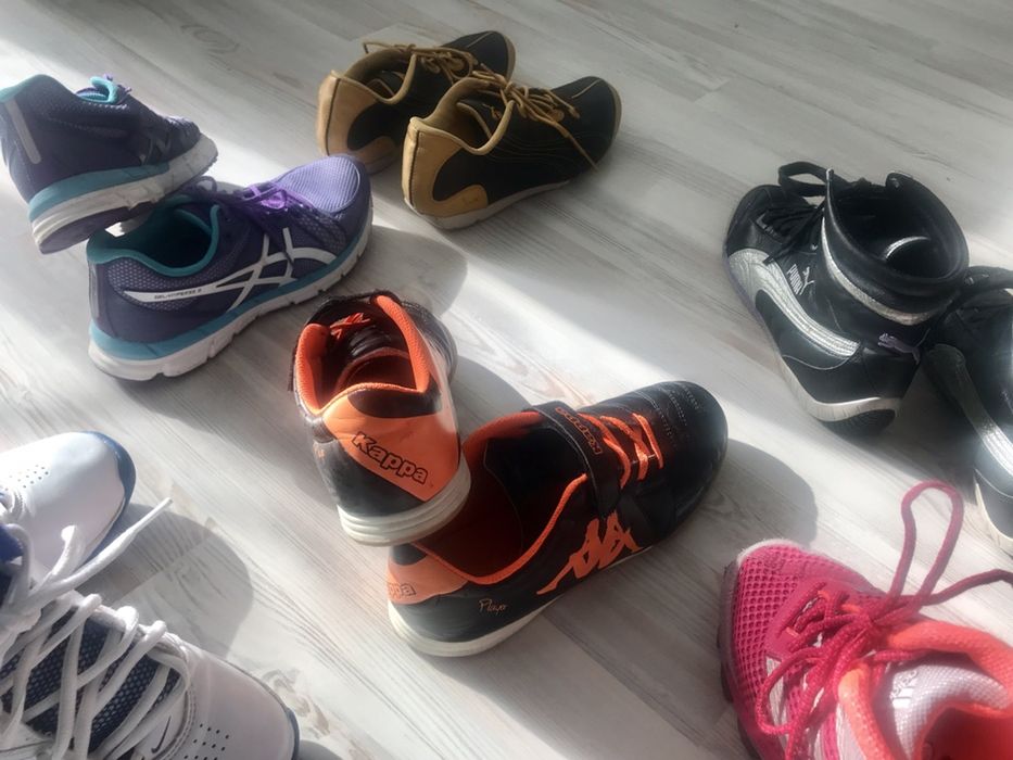 14 чифта маркови маратонки Puma Nike Asics Adidas Kappa