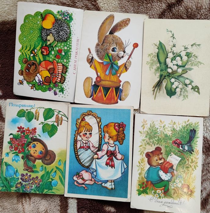 Открытки СССР 8 Марта и др