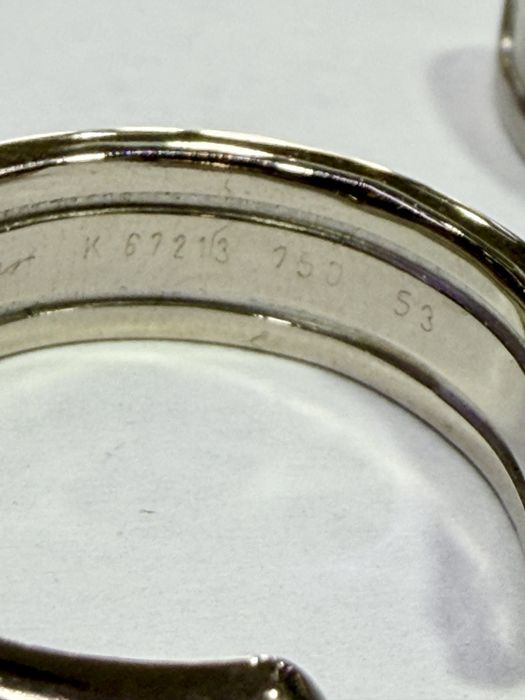 C de Cartier din aur de 18 K ,marime minim 13/53