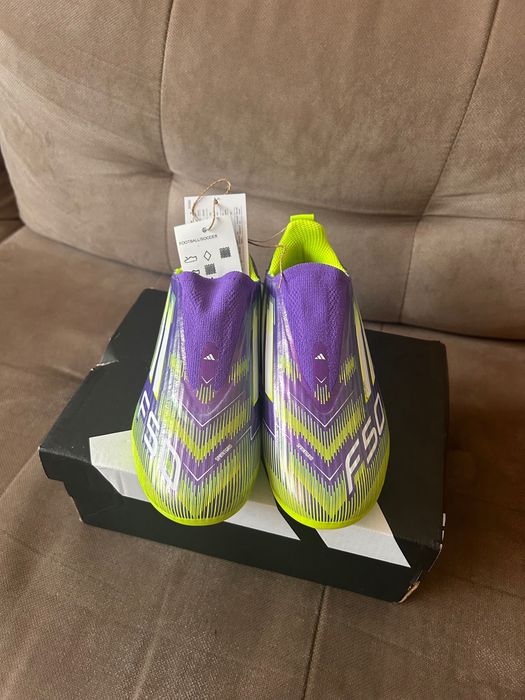 Детски футболни обувки F50 Lamine Yamal-бутонки Адидас Adidas