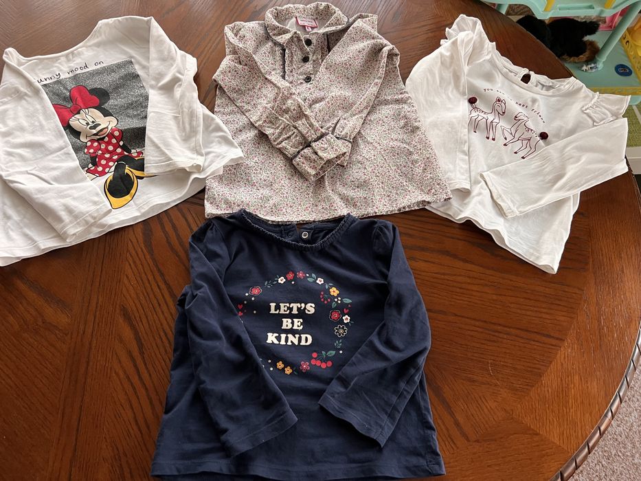 платья, джинсы, рубашки для девочки на 2-5 лет