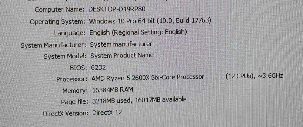 PC Gaming Ryzen 5 2600X/Video RX 580/16 GB DDR4/SSD+HDD/GTA5/CS GO,etc