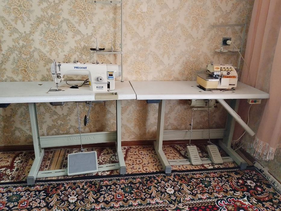 Tikuv mashinasi va averlok