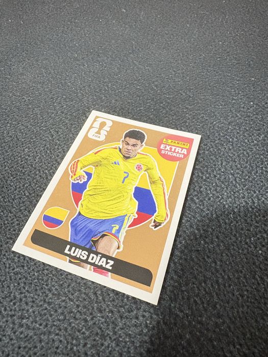 Luis diaz extra stiker gold panini wc 2026