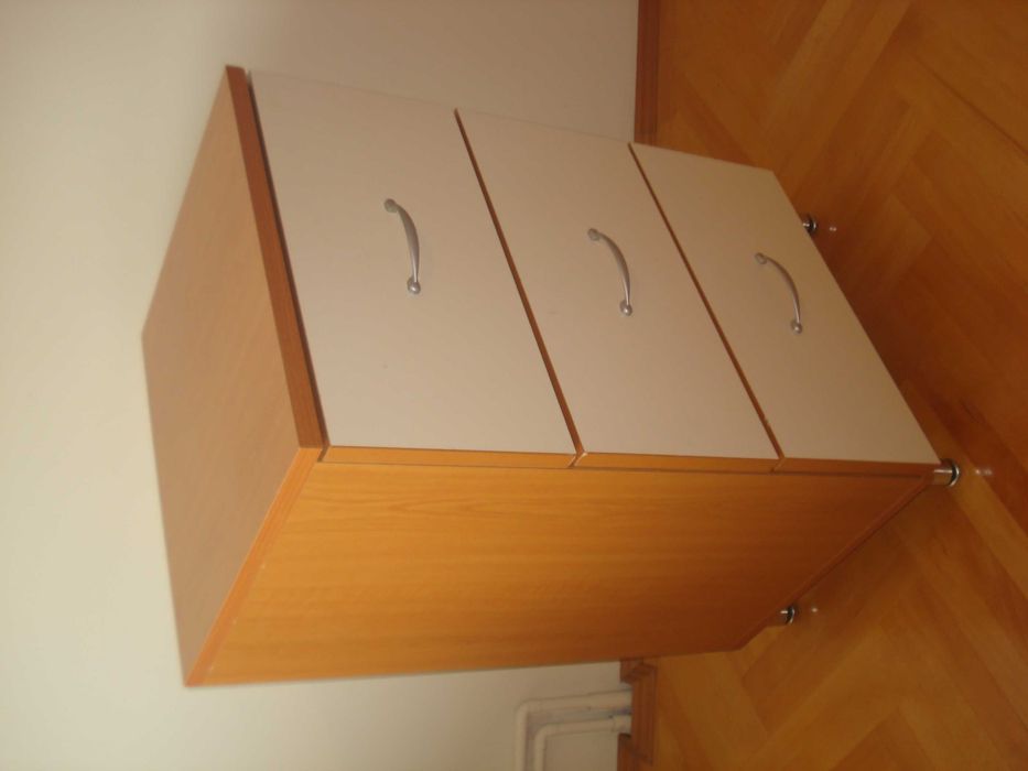 NOPTIERA TV Lux 3 sertare sufragerie dormitor 75 / 45/ 40 cm