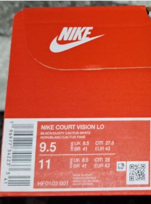 Маратонки Nike court vision