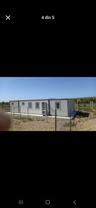 Casa la cheie din containere modulare + teren 1000 mp