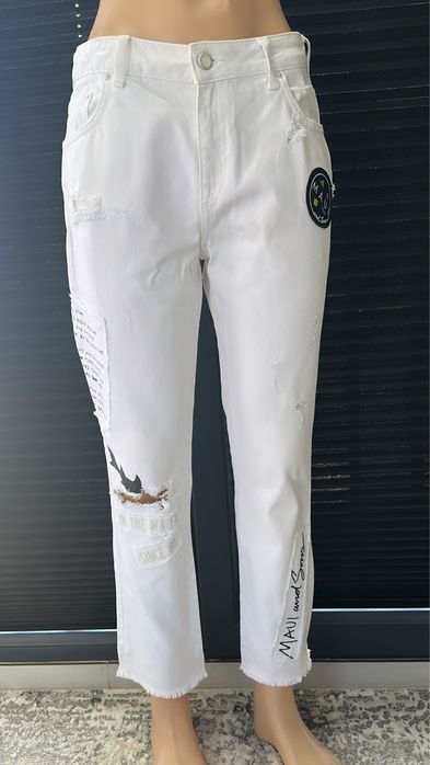 Zara брюки джинсовый