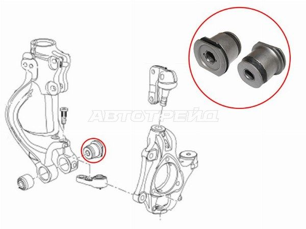 Сайлентблок Opel Astra