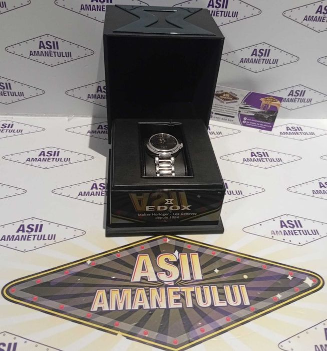 Ceas damă Edox La Passion Open Heart seria (85025) automatic
