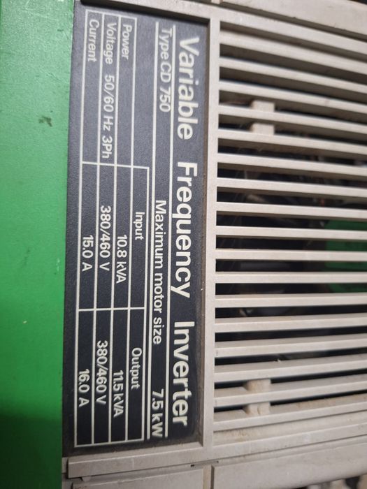Convertizor de frecventa Commander CD 7,5kw