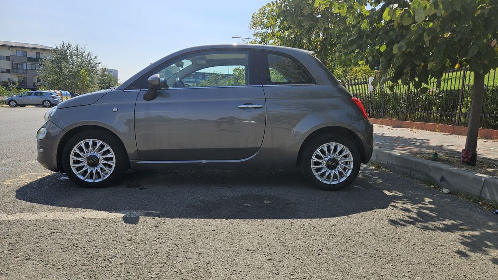 Fiat 500, Automat, 2016, motor 0.9 benzină, 85CP, Euro 6,Gri