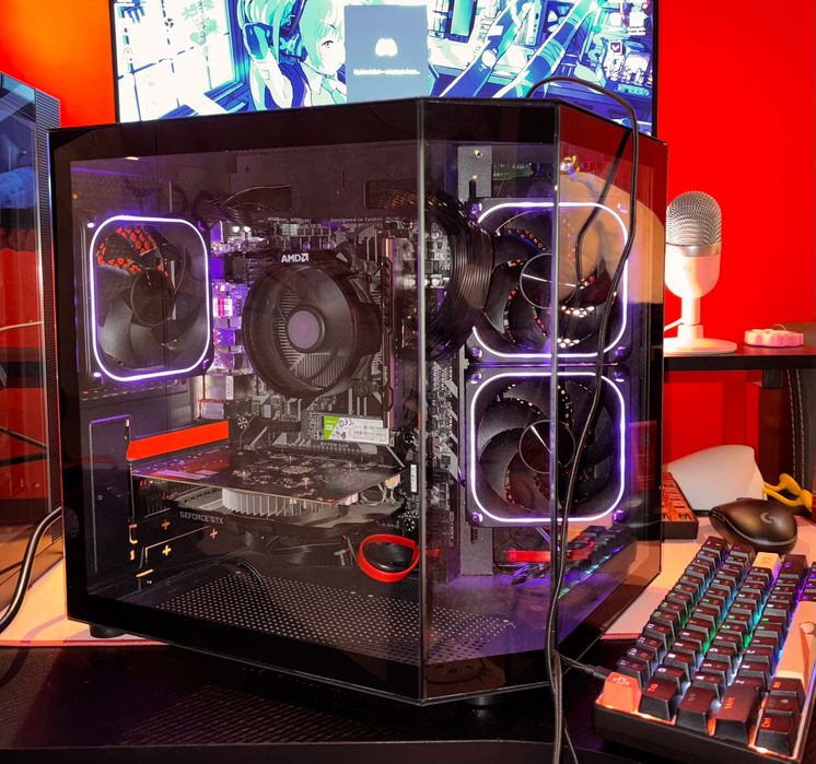 PC Gaming GTX 1650 / Ryzen 5 / 16GB / SSD NVMe + HDD / RGB / Windows