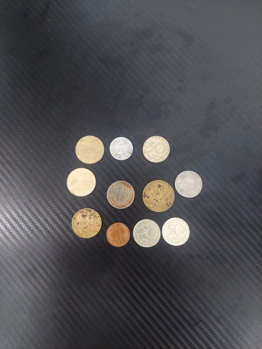 Monede vechi ,50 bani ,10 bani , etc
