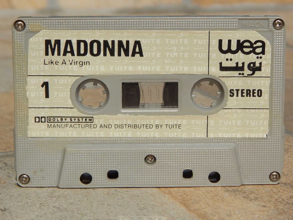 Caseta audio album Madonna Like A Virgin originala Dolby