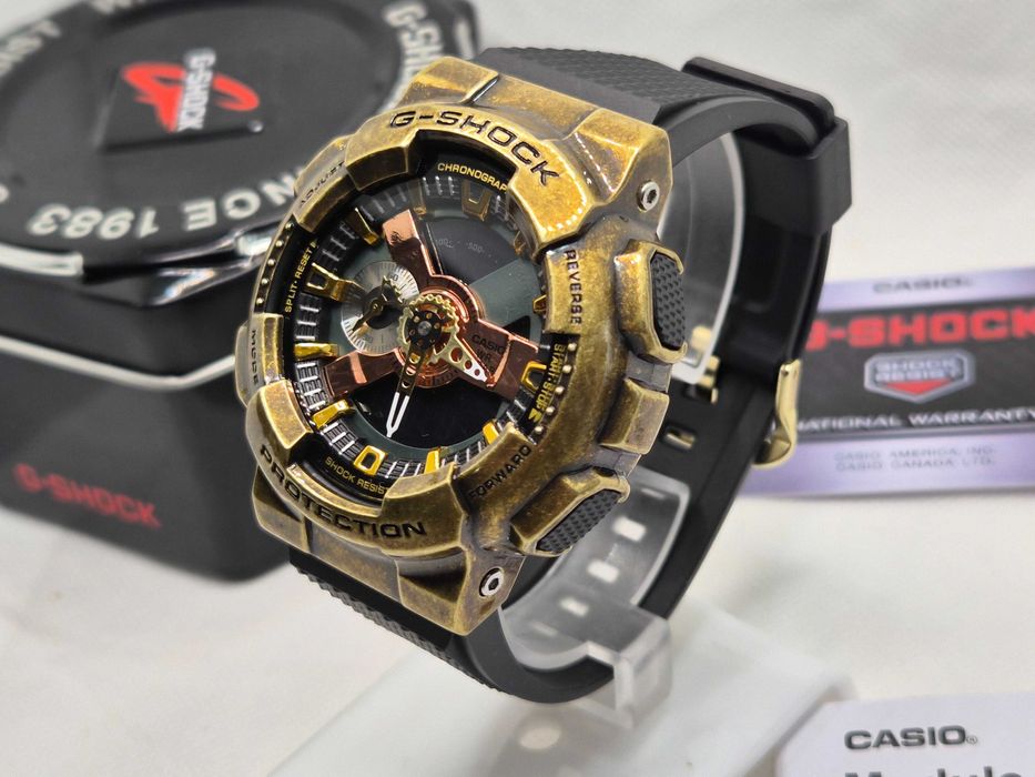 Ceas SPORT Barbatesc Casio g shock gm110 Metal ,BLACK TEXTURED , Barbati NOU,Garantie 2 ani
