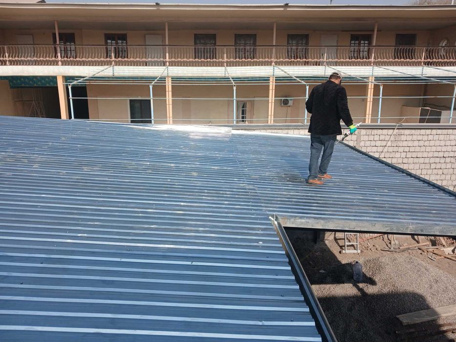 Том очип ёпиш ишларди