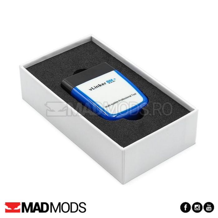 Diagnoza Vgate VLinker BM+ Dual Bluetooth 4.0 BMW Exx, Fxx, Gxx, I & M