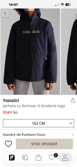 Geaca Napapijri toamna-iarna impermeabila
