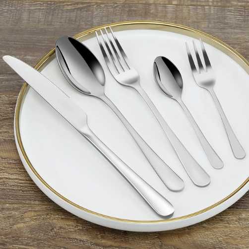 Set tacamuri de INOX 60 piese
