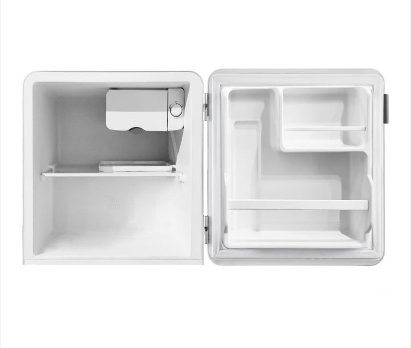 Frigider Midea minibar RETRO 47l, Clasa F, H 50 cm, Alb