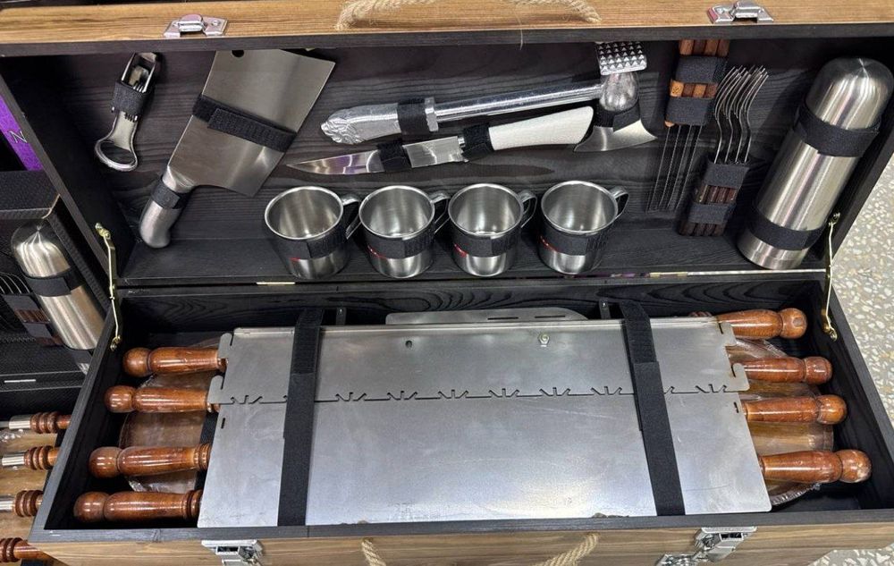 Шашлык набор совга падарка хадия shashlik pishirgich sovga padarka