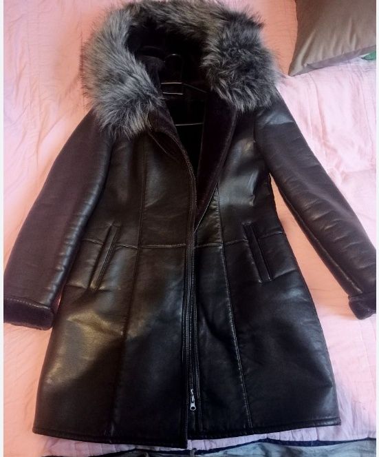 Дублёнка женская теплая
