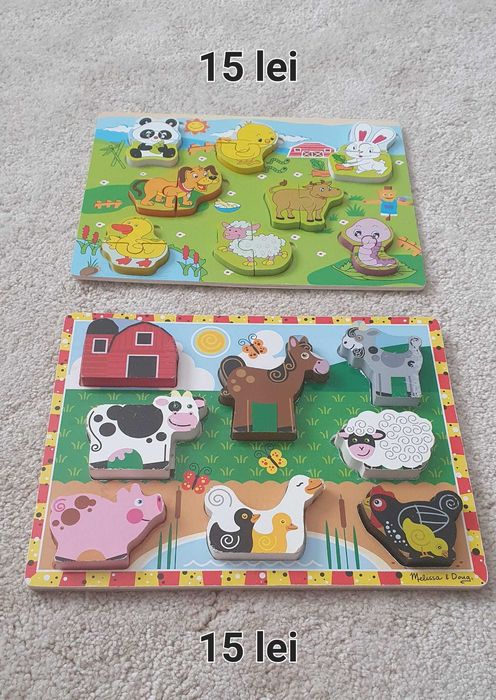 Puzzle si jucarii pentru copii mici